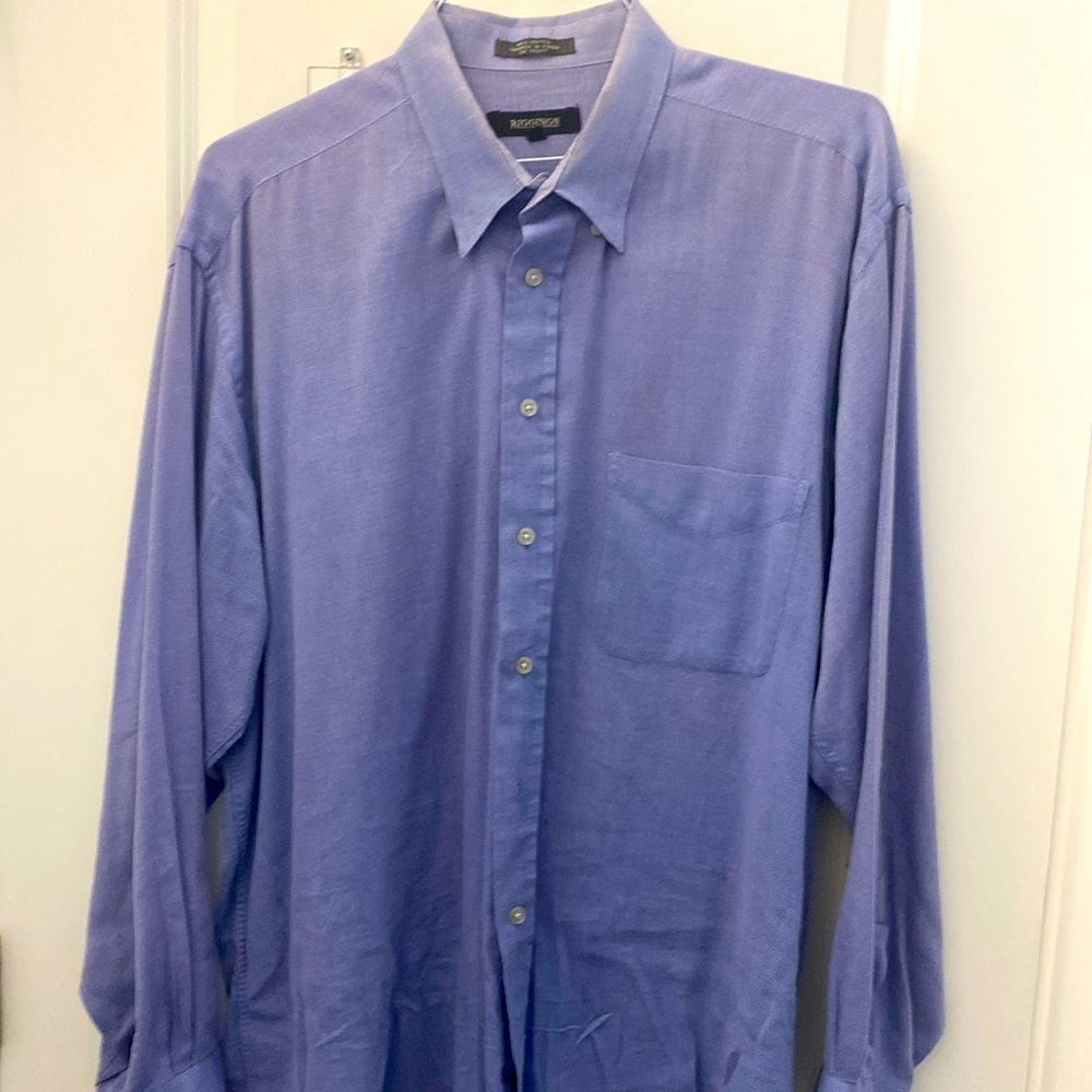 Riggings men’s dress shirt. Sz XL.  17-17.5 neck